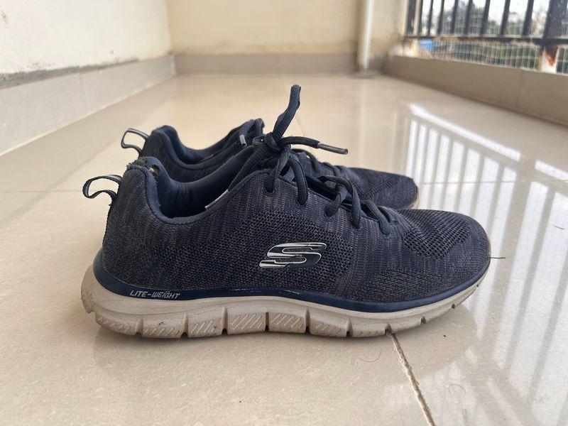 Skechers Navy Blue Shoes | Memory Foam