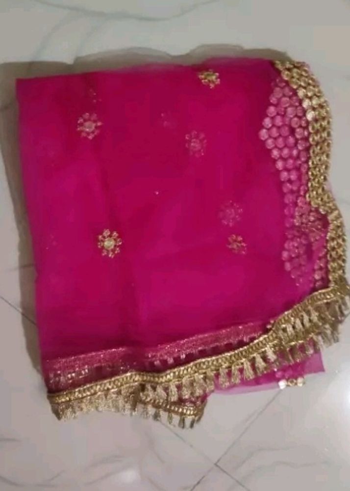 Pink Dupatta