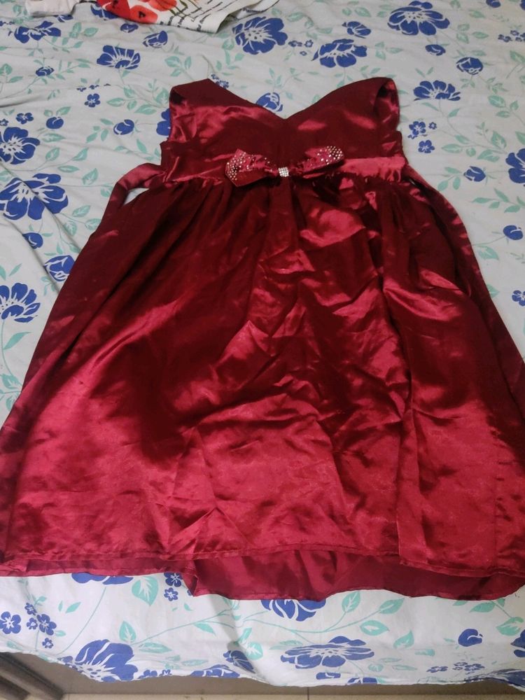 Maroon Colour Dress For Sale 💯