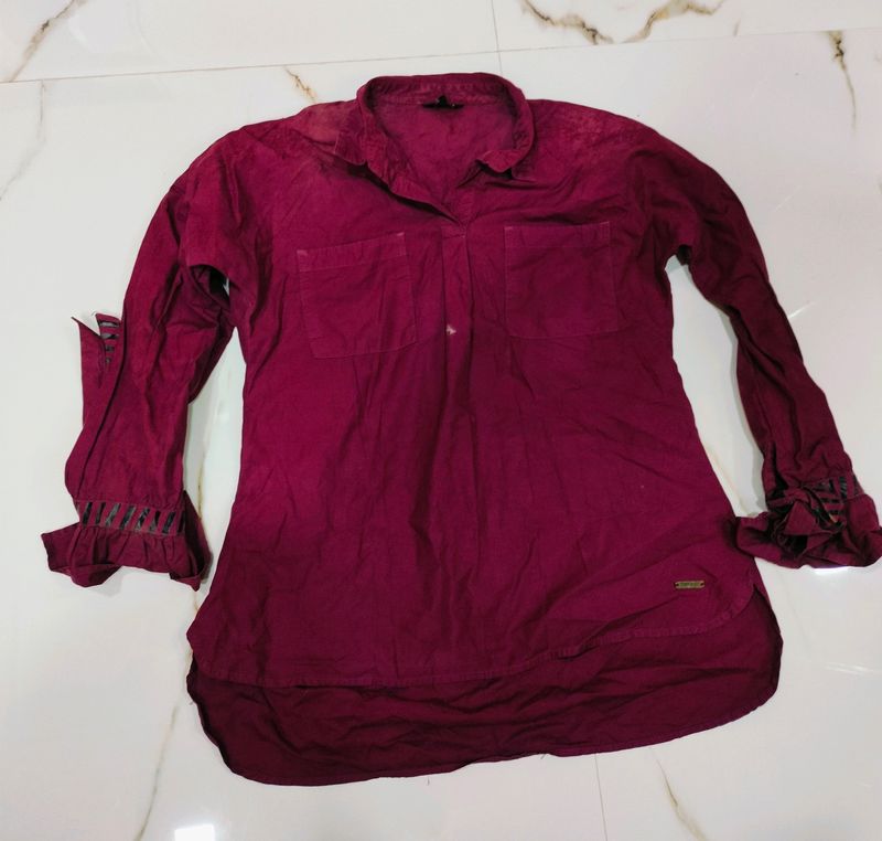 Maroon Shirt