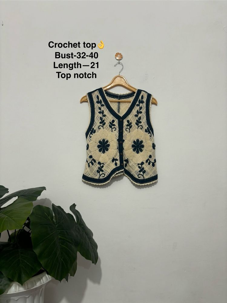 Crochet Top Vest