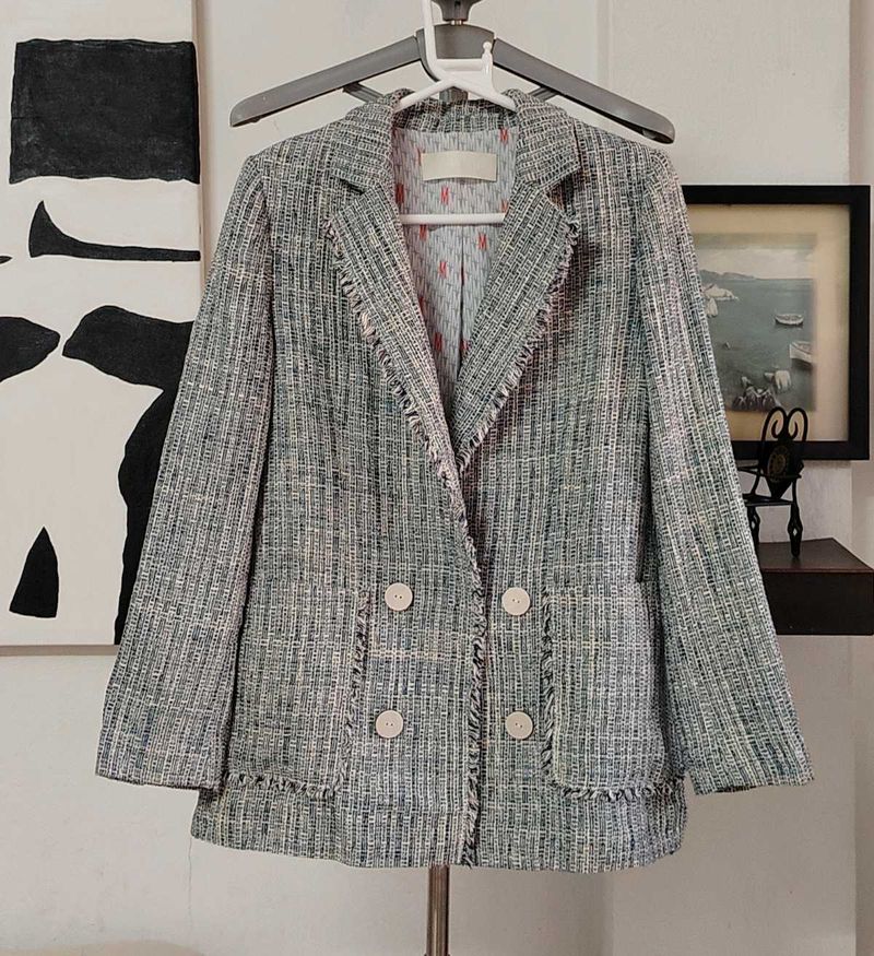 Korean Tweed Blazer