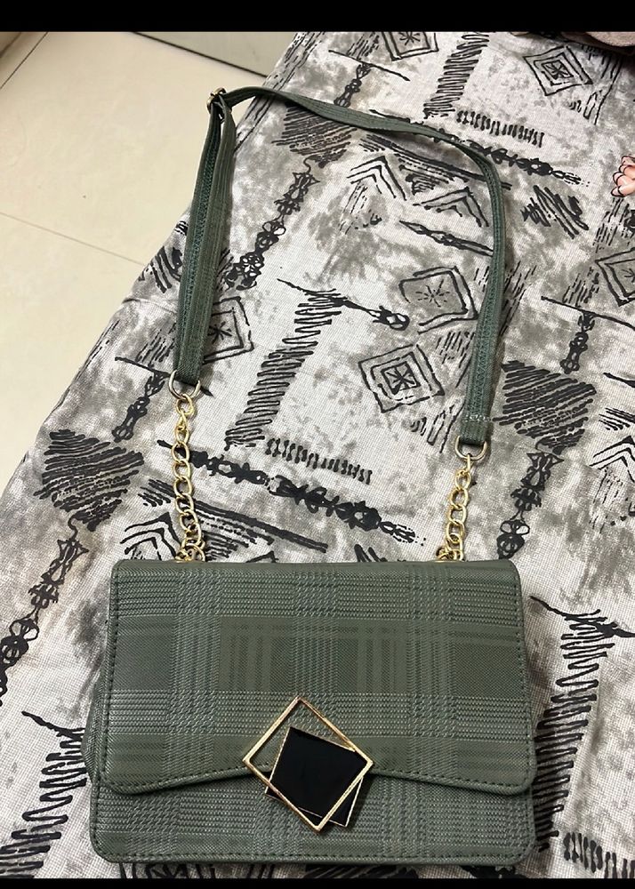 Green Sling Bag