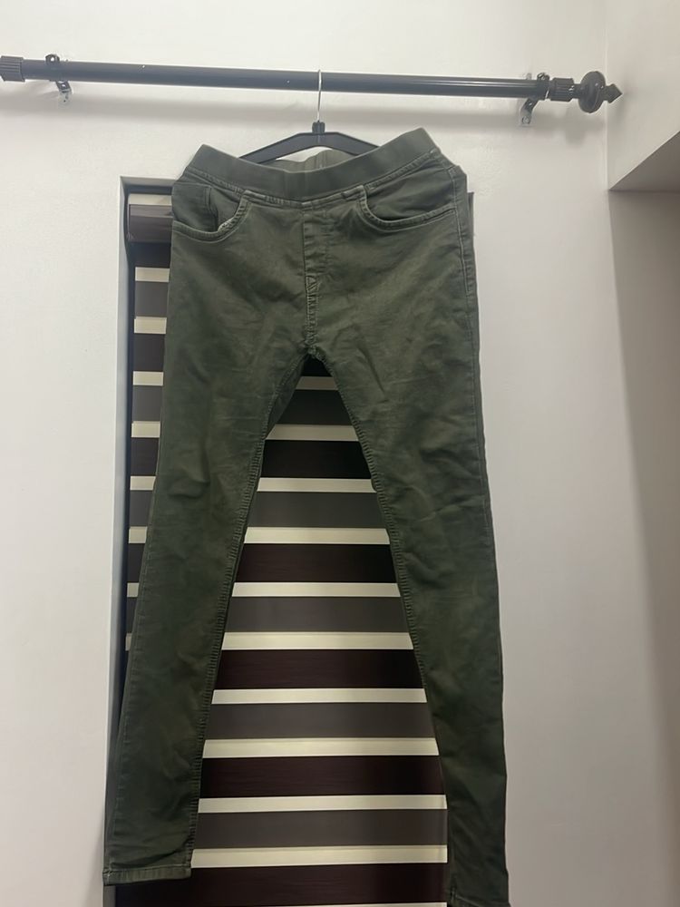 Olive Green Jeggins