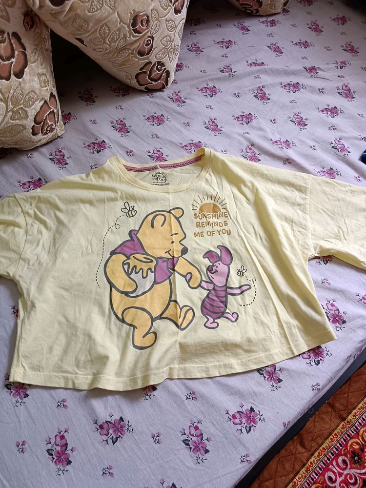 Cute Pooh Crop Top