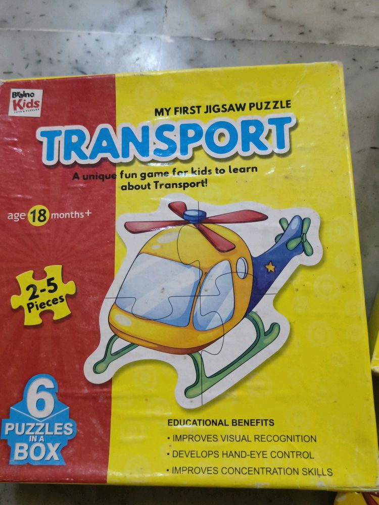 Transport Jigsaw Puzzle For Kids