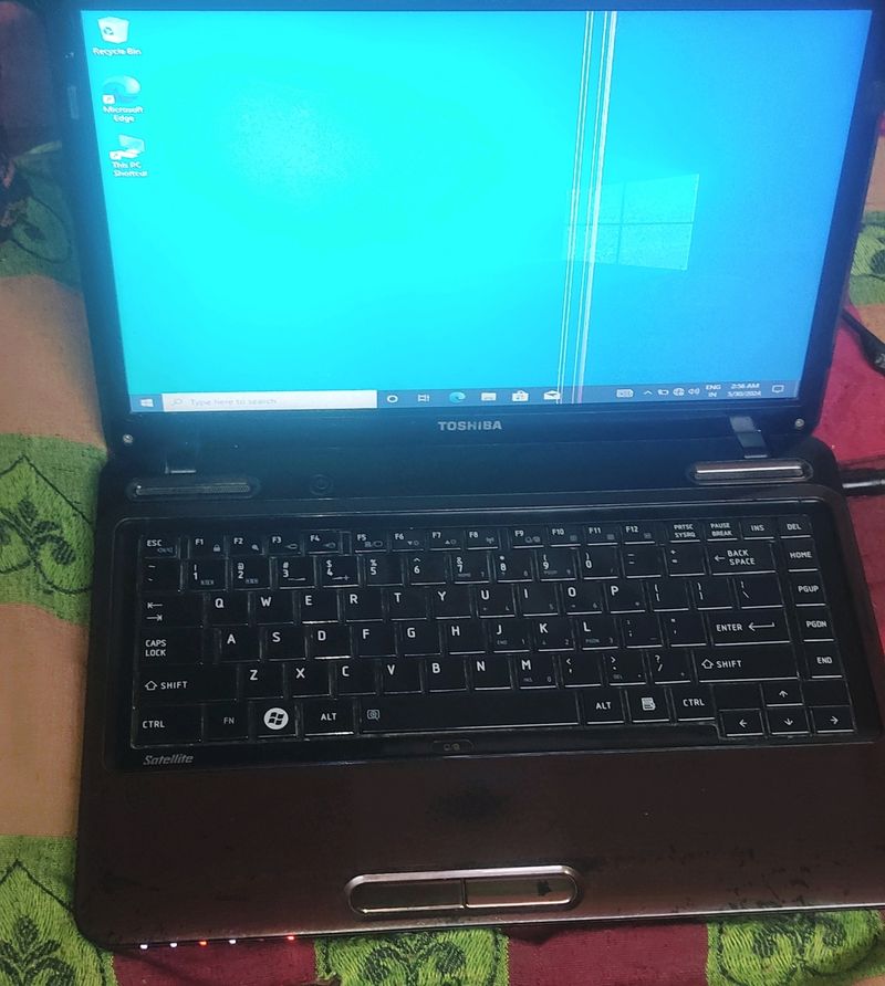 Toshiba Laptop fully working