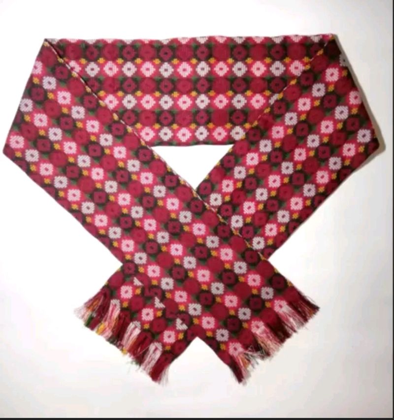 nepali dhaka pure cotton muffler and scarf