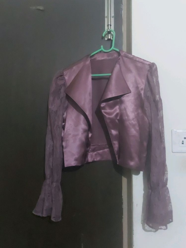 Custome Made Italin Satin Blazer