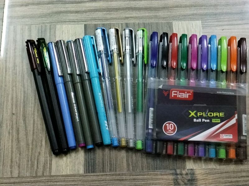 Combo Of Colour Pens