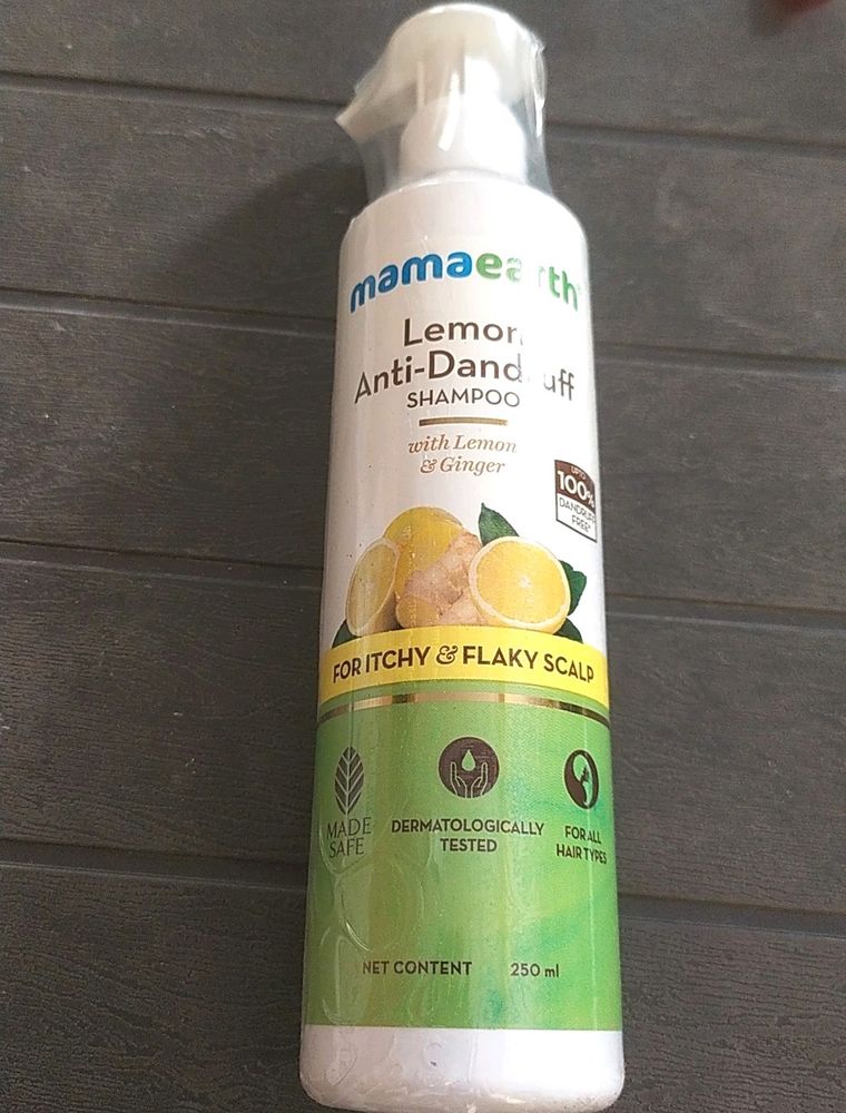 mama earth Lemon Anti - Dandruff Shampoo