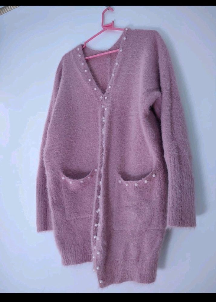 KOREAN PINK CARDIGAN