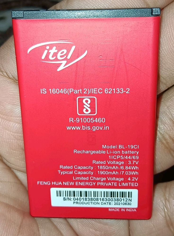 ITEL ORIGINAL BATTERY