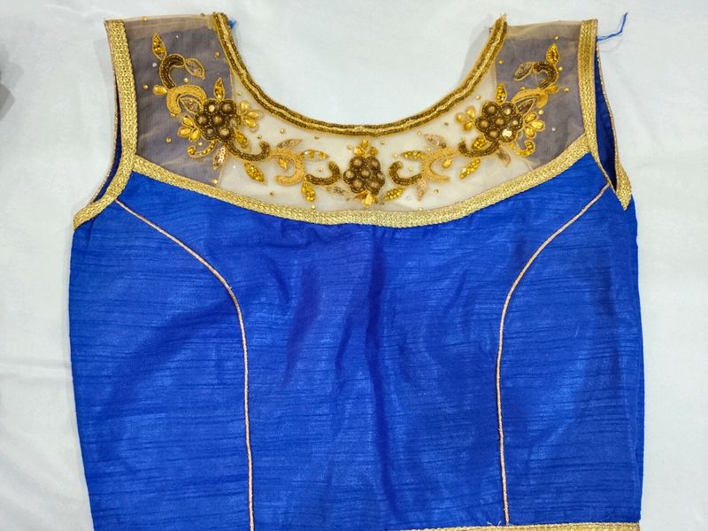 Blue Golden Blouse