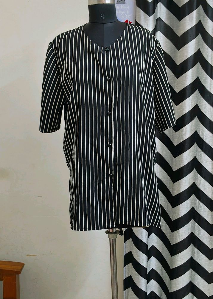 Plus Size Striped Top