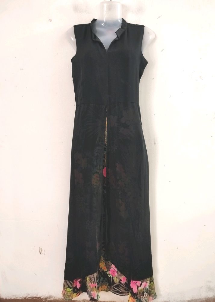 Black Printed Dress ( Women)