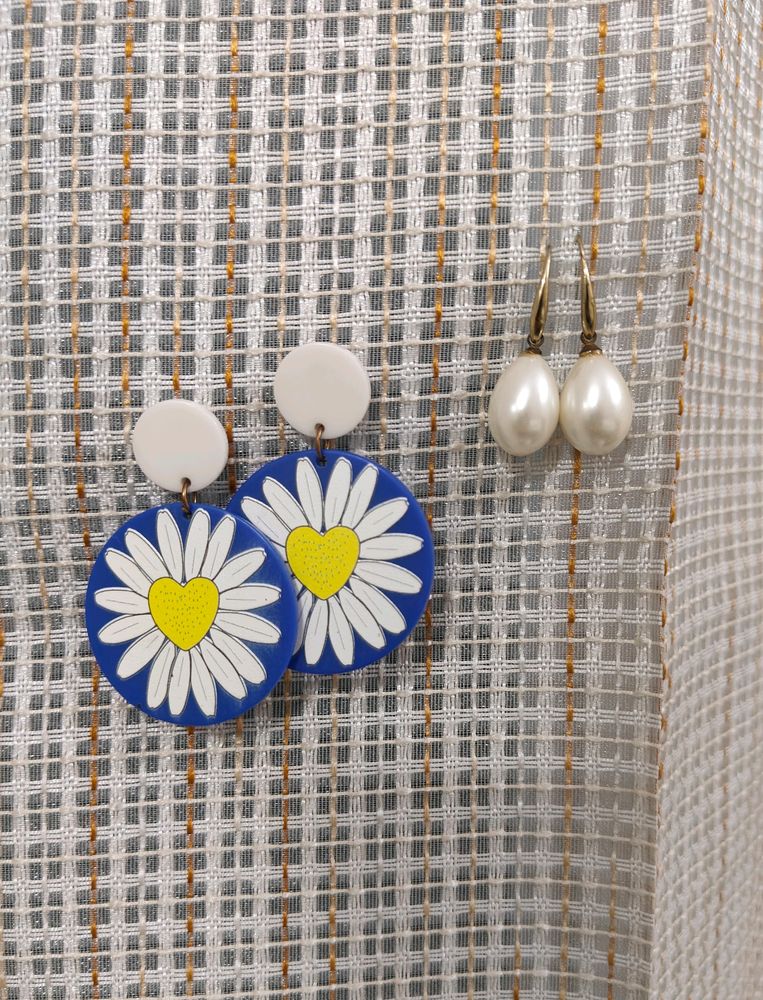 2 Set Earrings+FREE Scrunchie