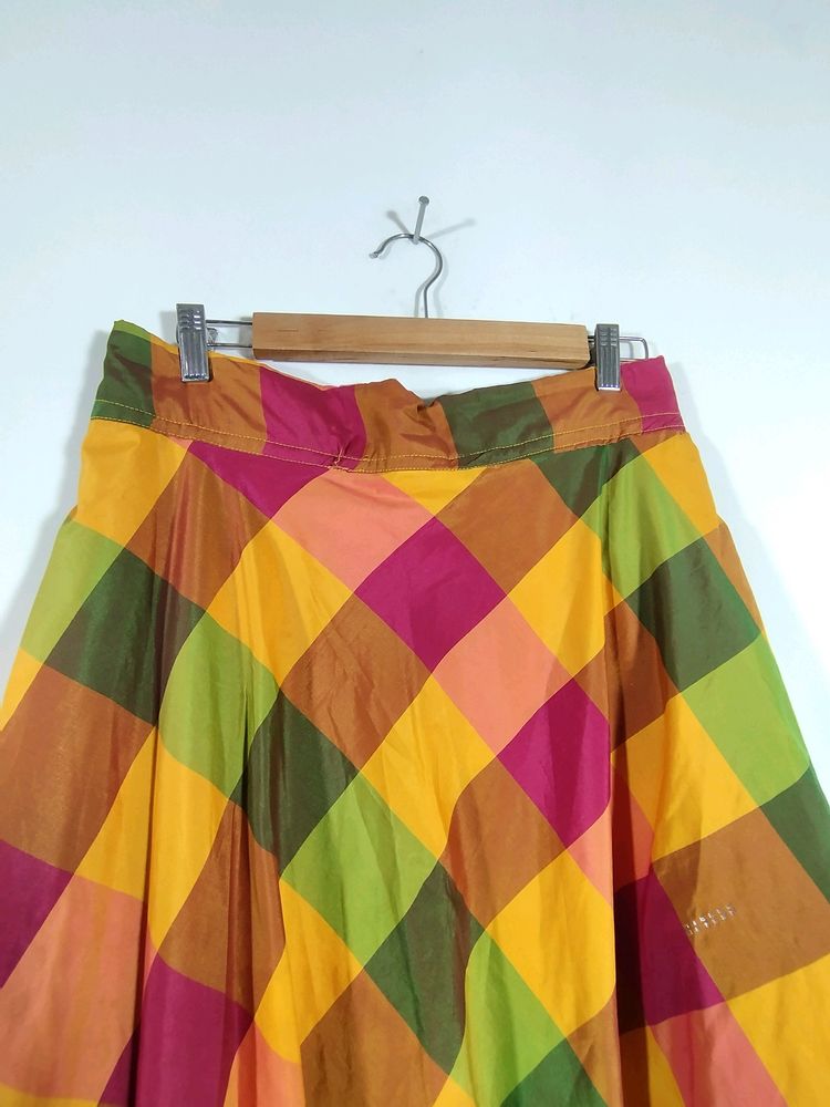 ❤️💚🧡💛Multi Checks Skirt And Top