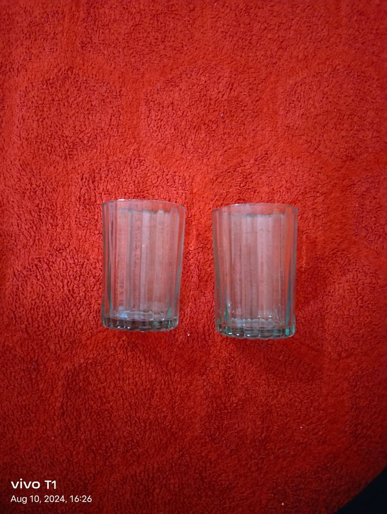 Glass Cup Pack Of-2