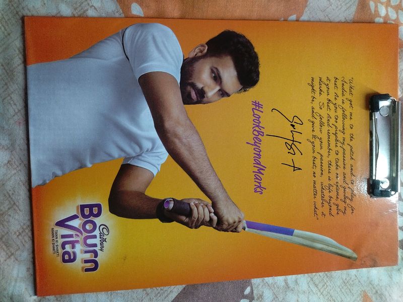 EXAM PAD SIGNED BY ROHIT SHARMA ✏️