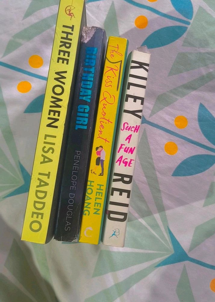 Four Books + One Free + Bookmarks