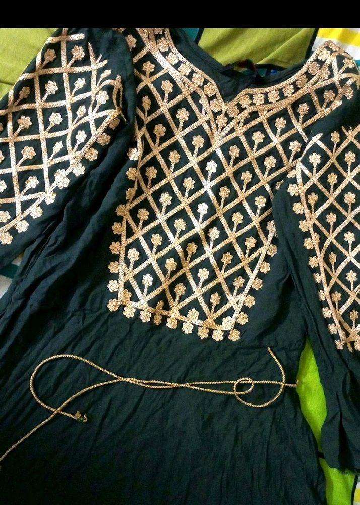 ➡️New Dark Green Embroidery Anarkali🥳🤩❤️