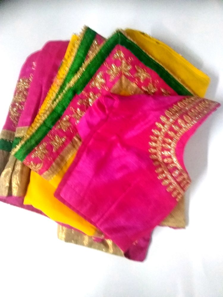 LEEHENGA CHOLI Stitched( 2 more Shawls )