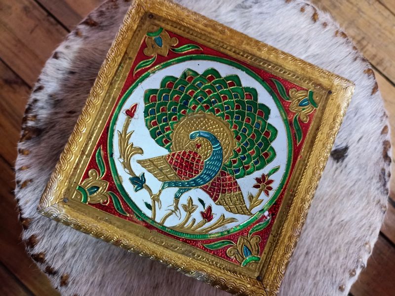 Peacock 🦚 Design Jewellery Box