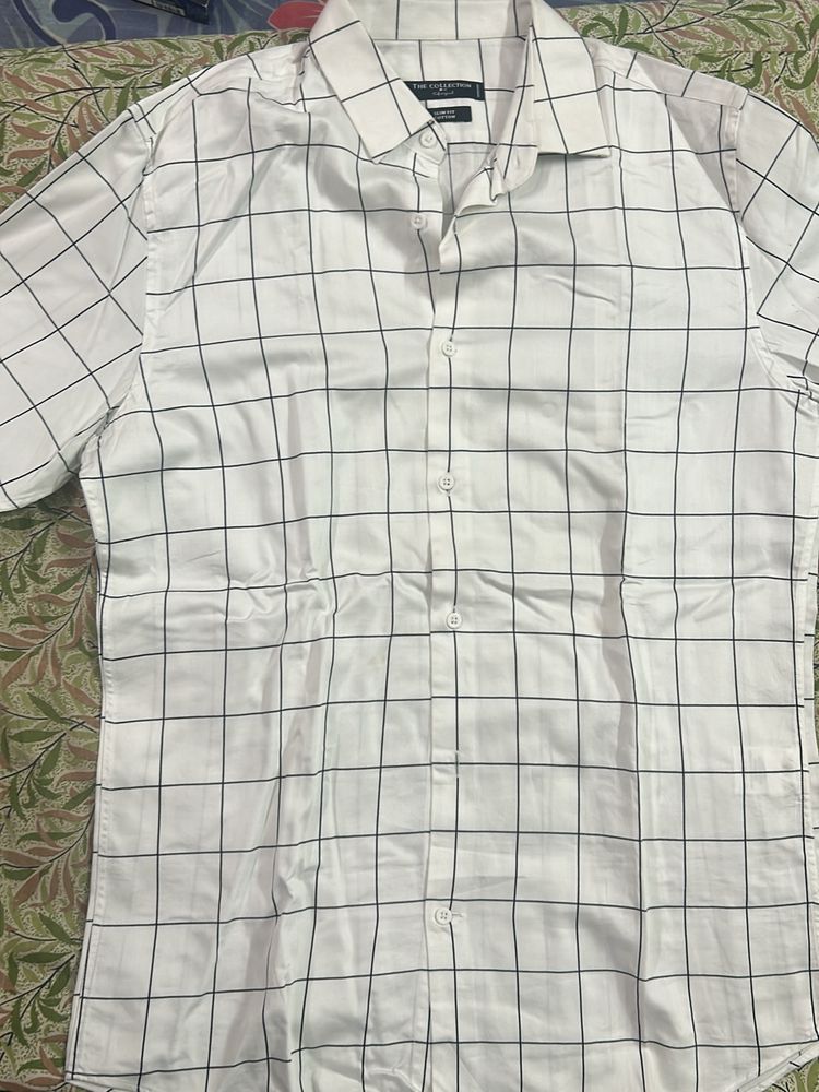 White Coloured Festive Shirt