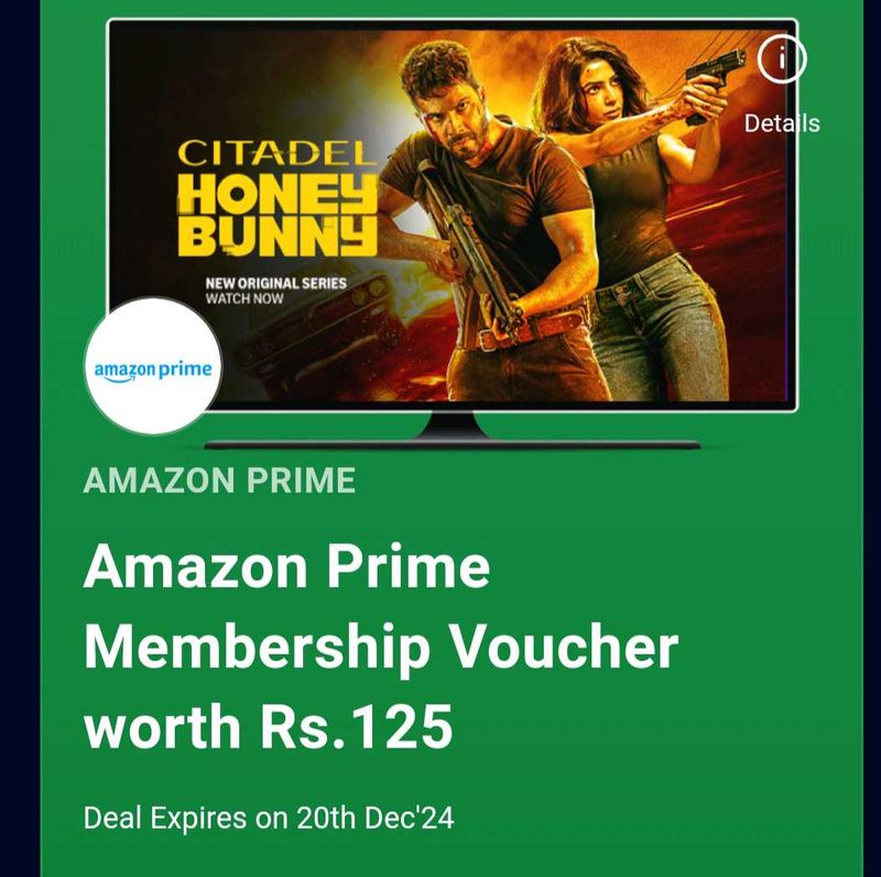 Amazon Prime Membership Voucher