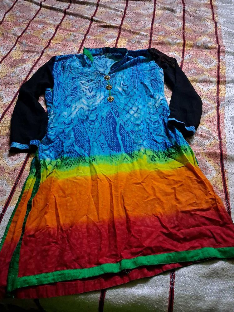 Beautiful Cotton Kurti Good Condition 36 Size