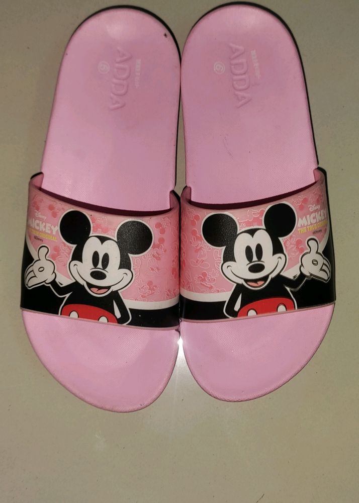 Unisex Baby Pink Slippers