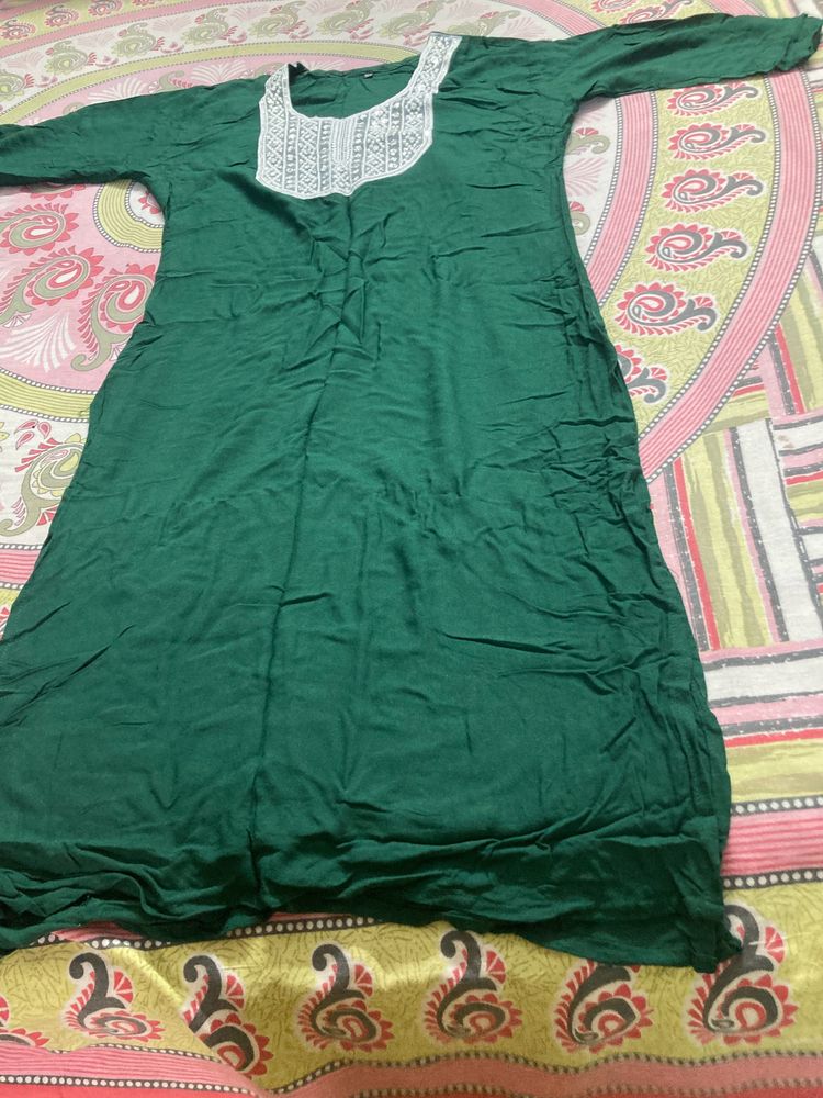 Nice Botol Green Kurti