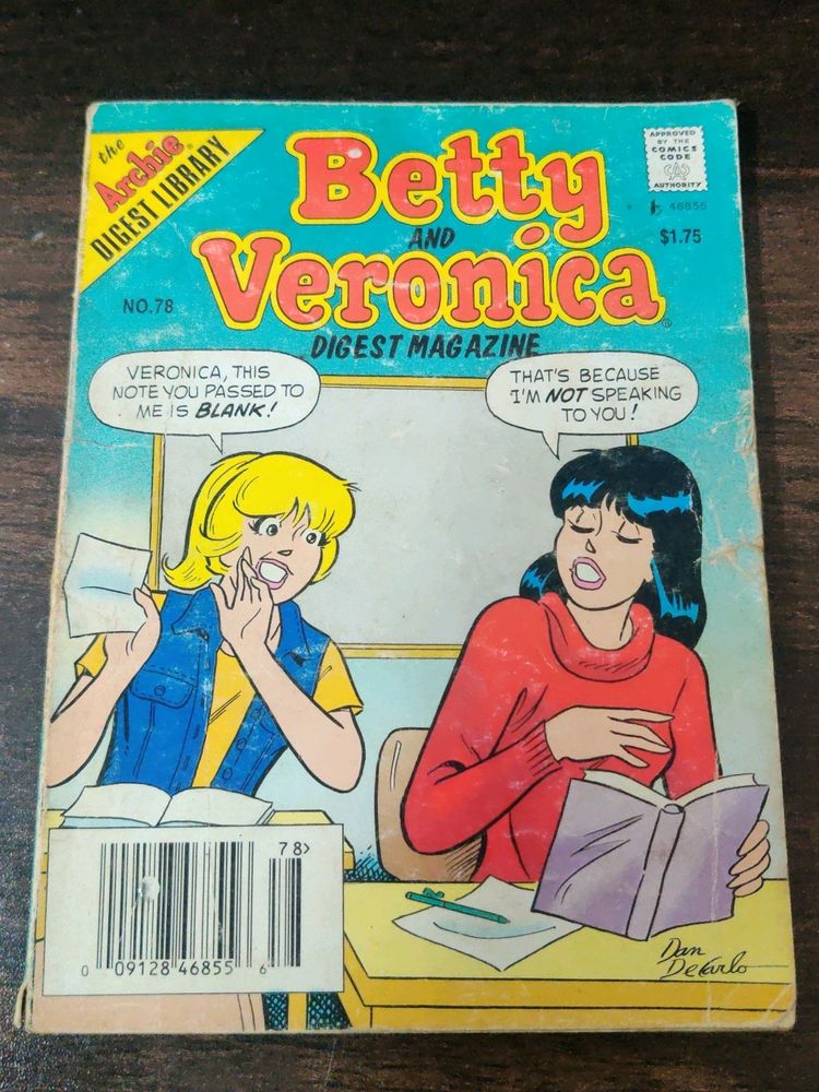 Betty And Veronica Digest Magazine