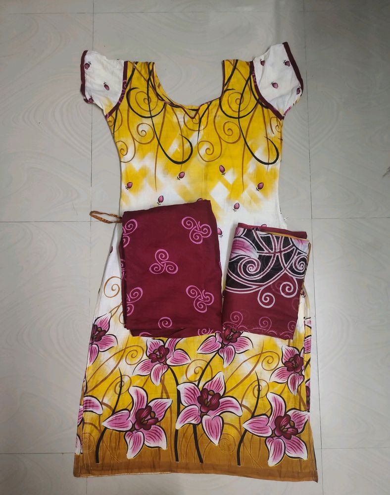 Cotton Kurta Set