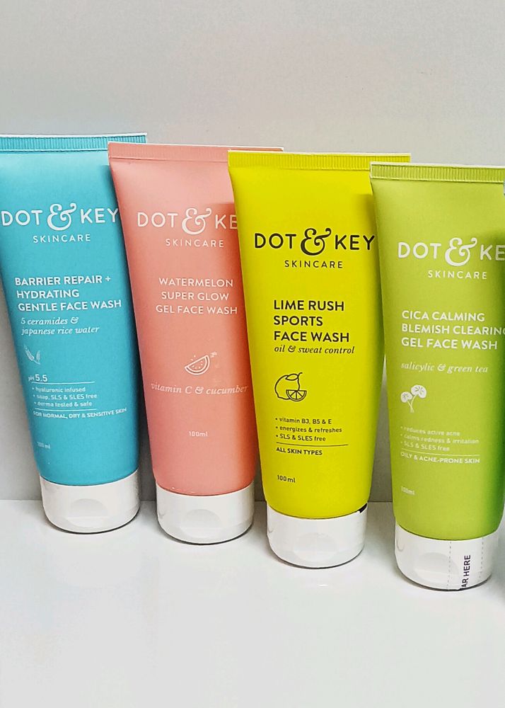 Combo of 4 Dot & key Face Wash