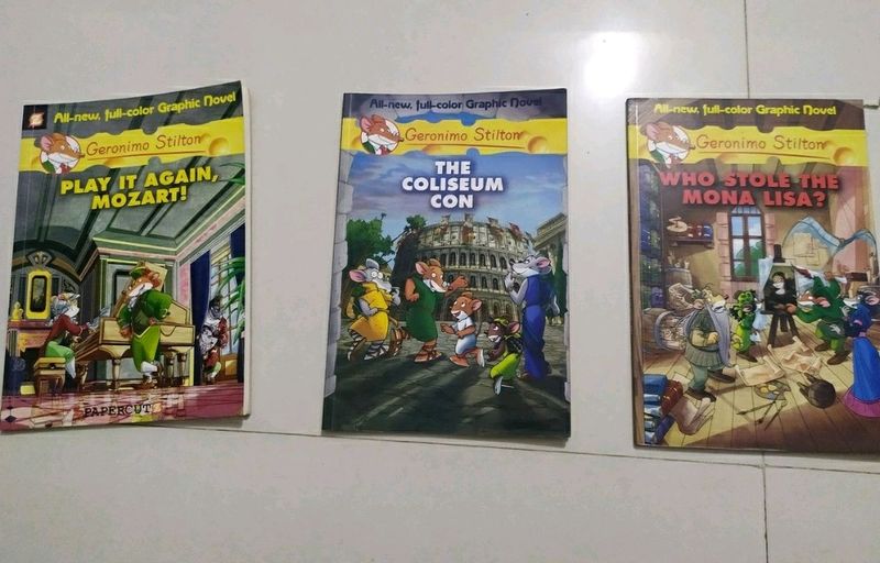 Geronimo Stilton Comics Set Of 3