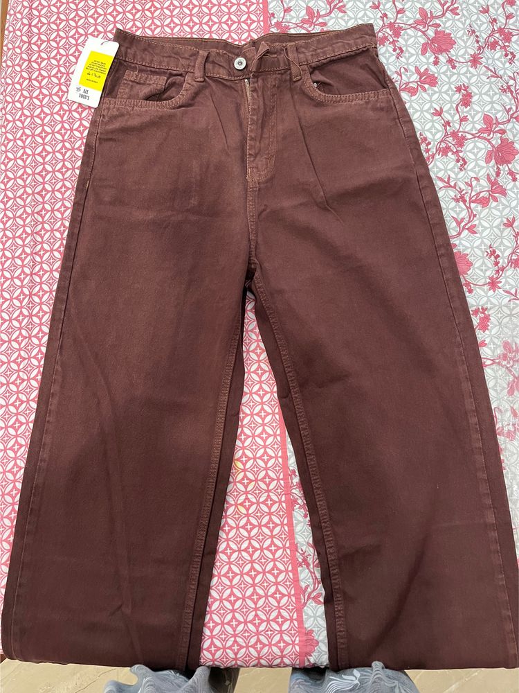 Brand New Brown Colour Boyfriend Jeans With Tag…