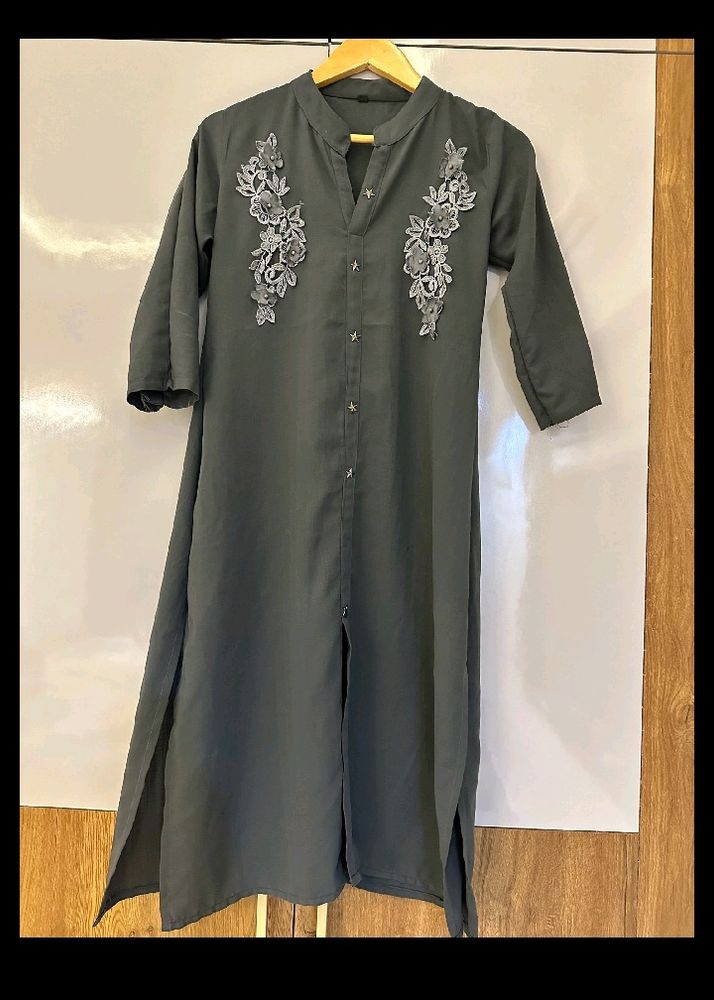 Beautiful Grey Kurta