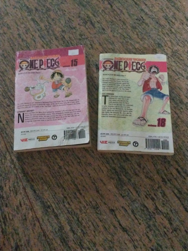 One Piece Manga 15 And 18