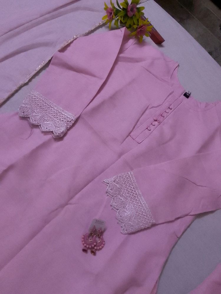 Baby Pink Totally New Suit Set