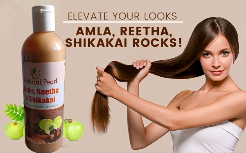 Homemade Herbal Shampoo (Amla,Reetha,Shikakai)