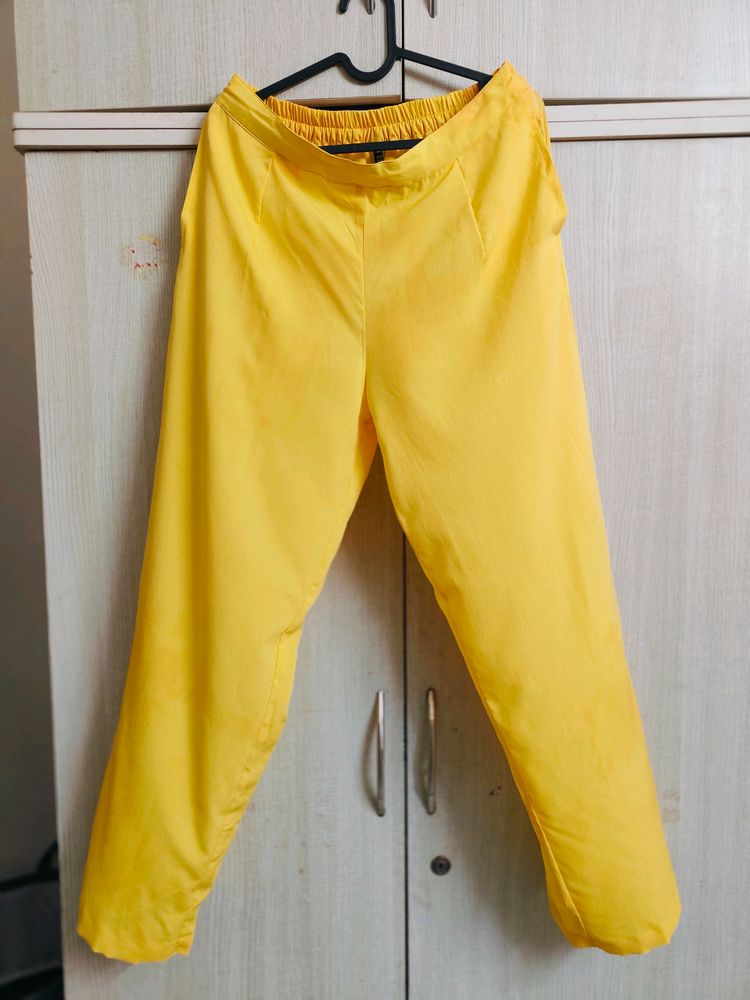 Bright Yellow Trousers/Palazzo (M/32)