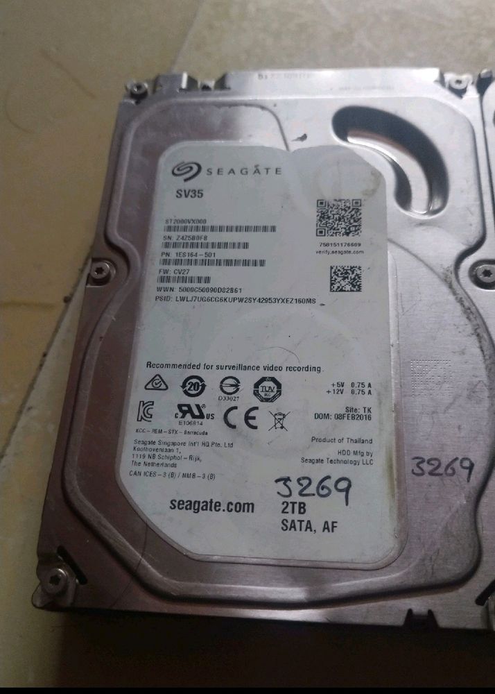 2tb Harddisk Hhd