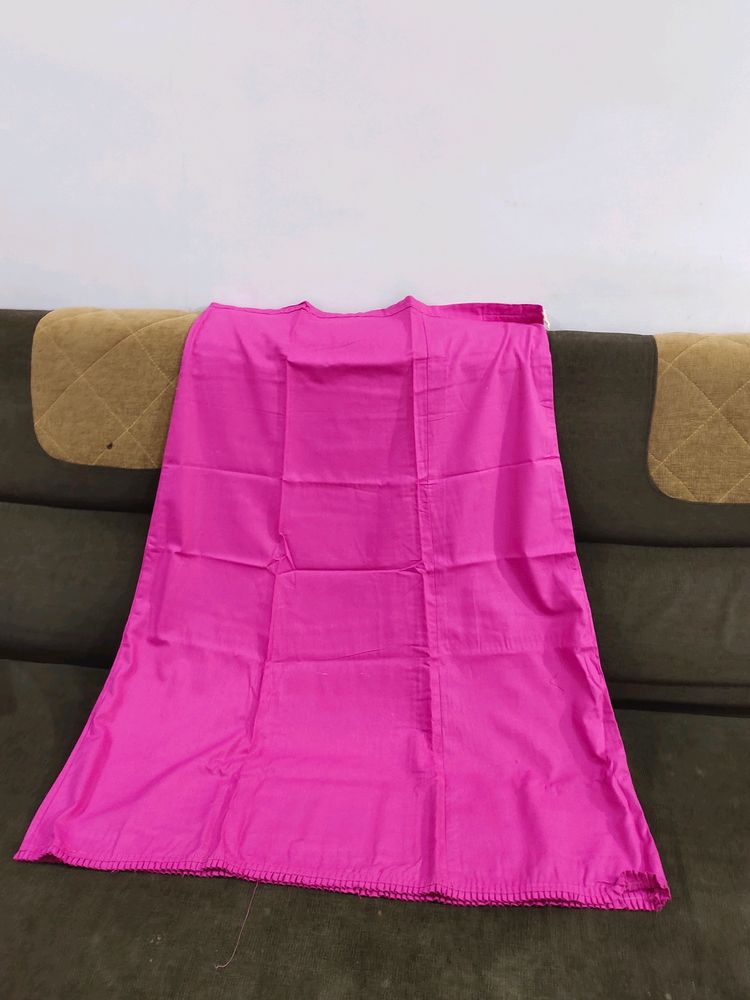 Pack Of 1 Pink Colour Cotton Peticot