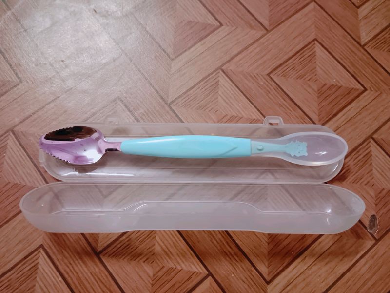 Zozobaa Double Head 2 in 1 Spoon For Toddler