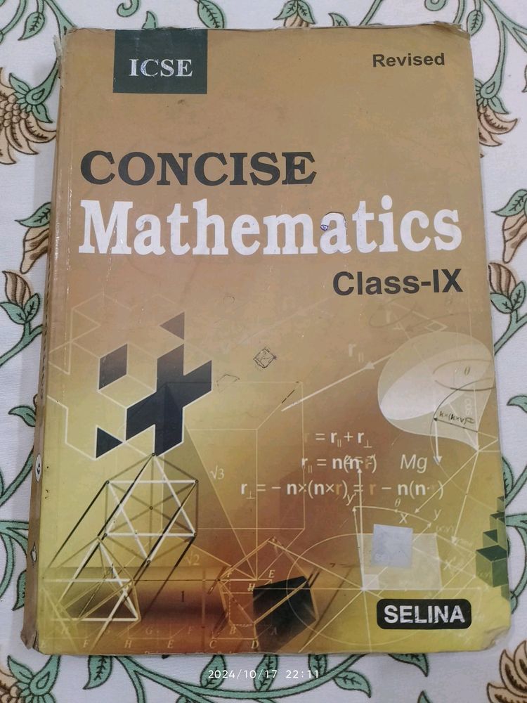 Concise Mathematics Class 9th, Selina