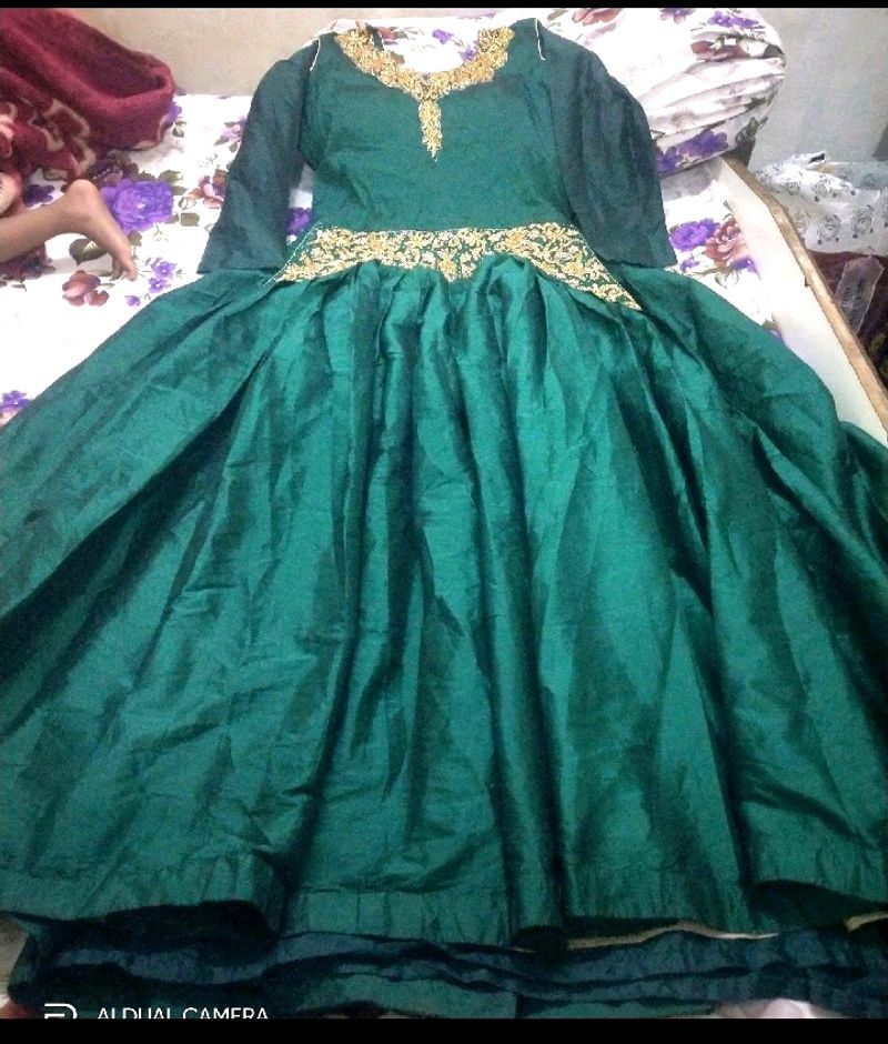 Barbie Gown With Full Ghera About 8 Mtrs.