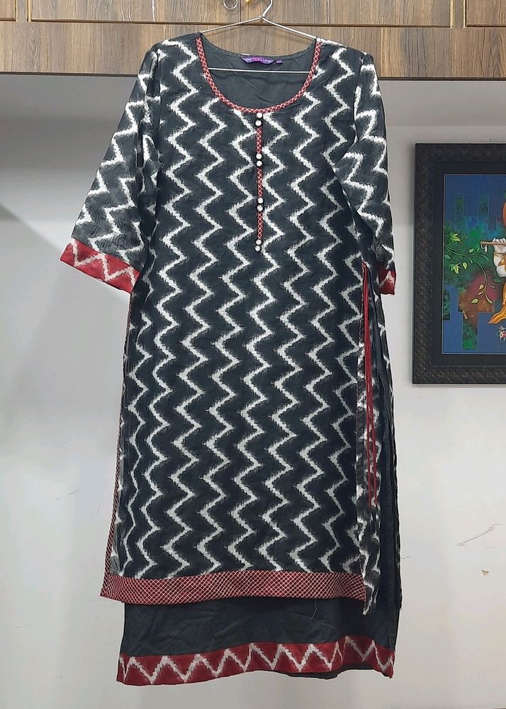 Black Layered Kurta