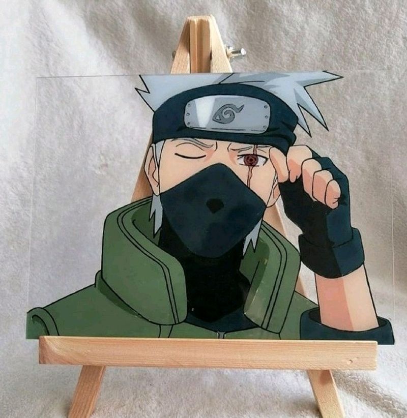 Special Offer!! Kakashi Glass Painting